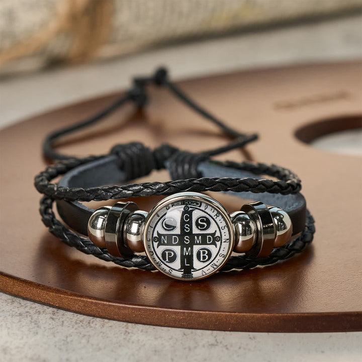 Multicolor Adjustable St. Benedict Bracelet: A Symbol Against Negativity and Fear