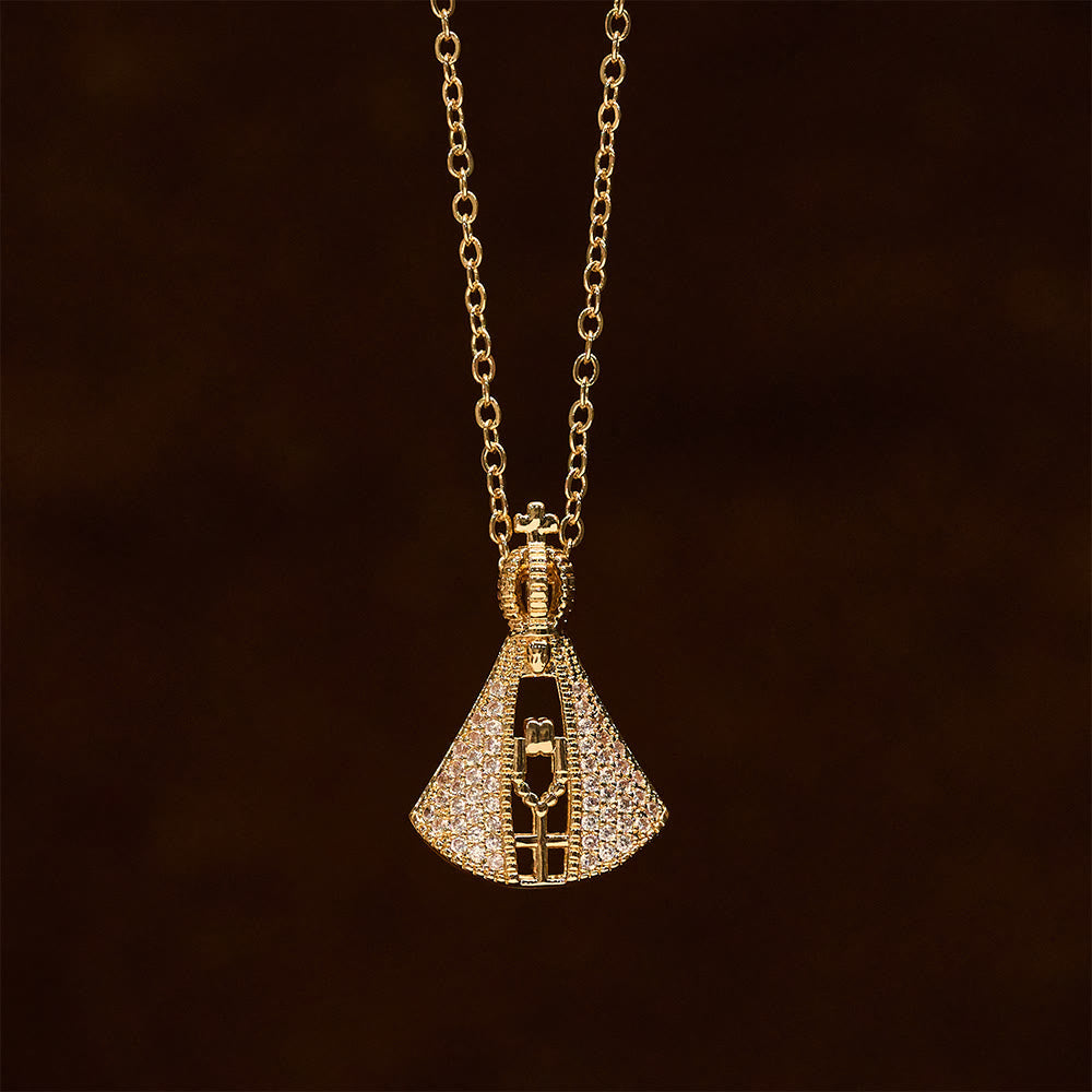 Classic Style Nossa Senhora Aparecida Divine Protection Pendant Necklace