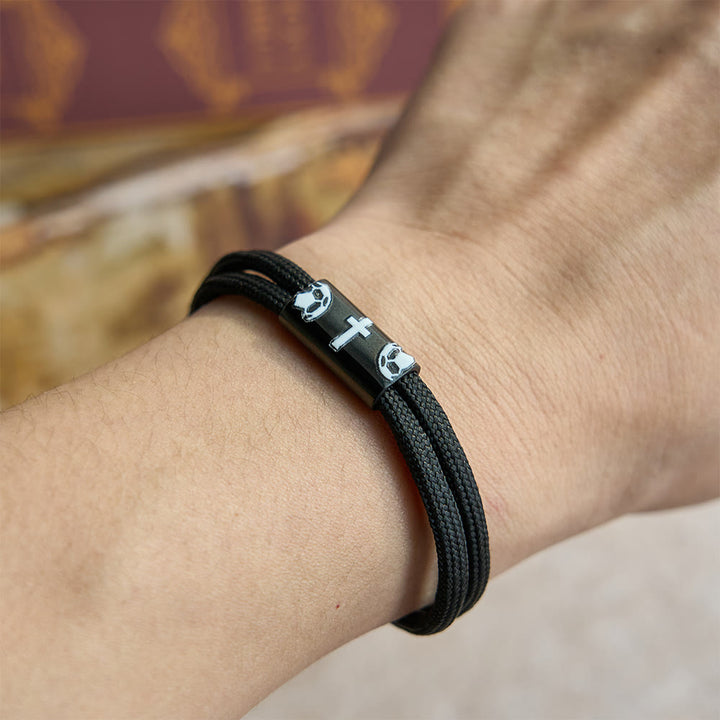 Cross Paracord Basketball Soccer Baseball Bracelet: Faith & Sport Companion