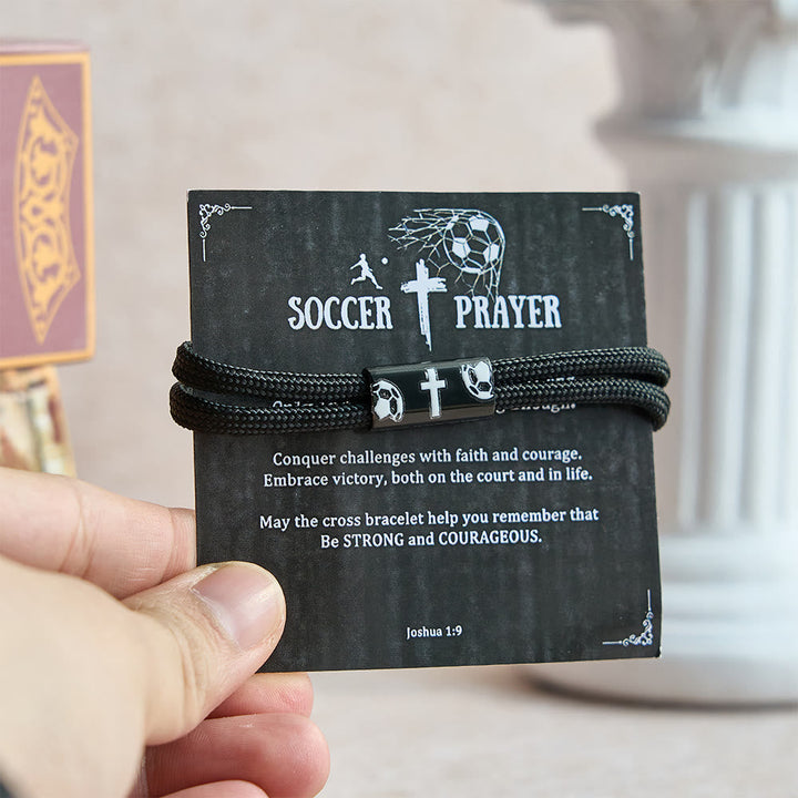 Cross Paracord Basketball Soccer Baseball Bracelet: Faith & Sport Companion