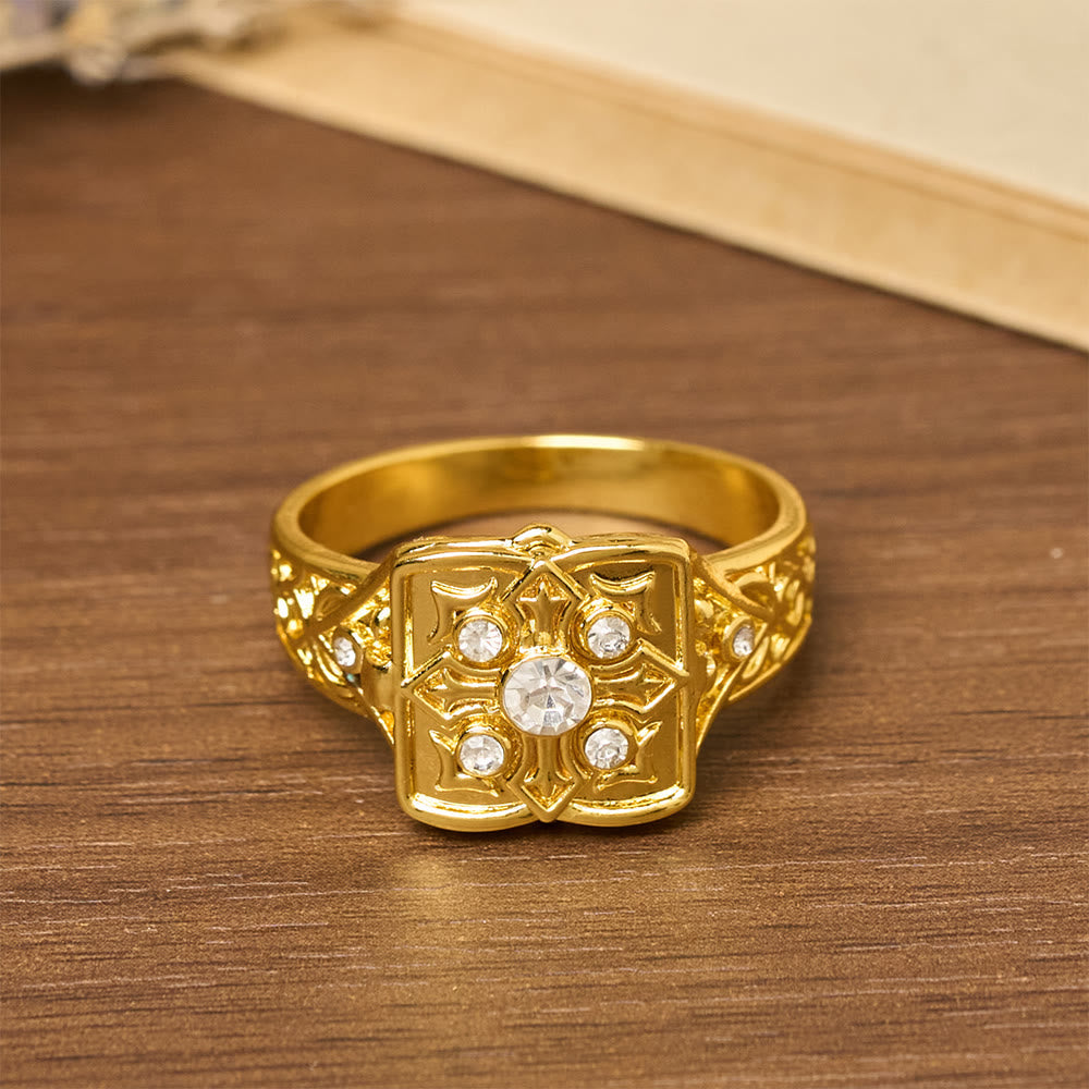 Locket Cross Ring: Devotion & Sacred Keepsake