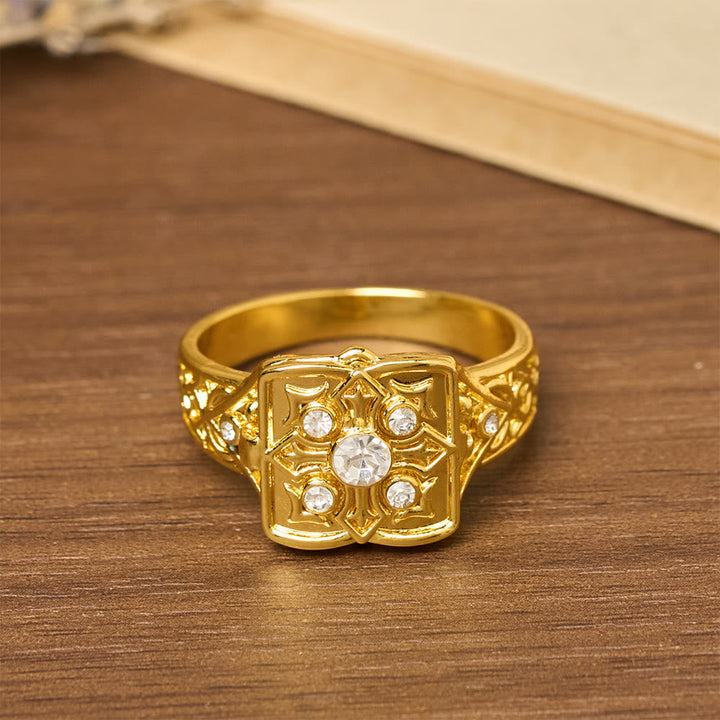 Locket Cross Ring: Devotion & Sacred Keepsake