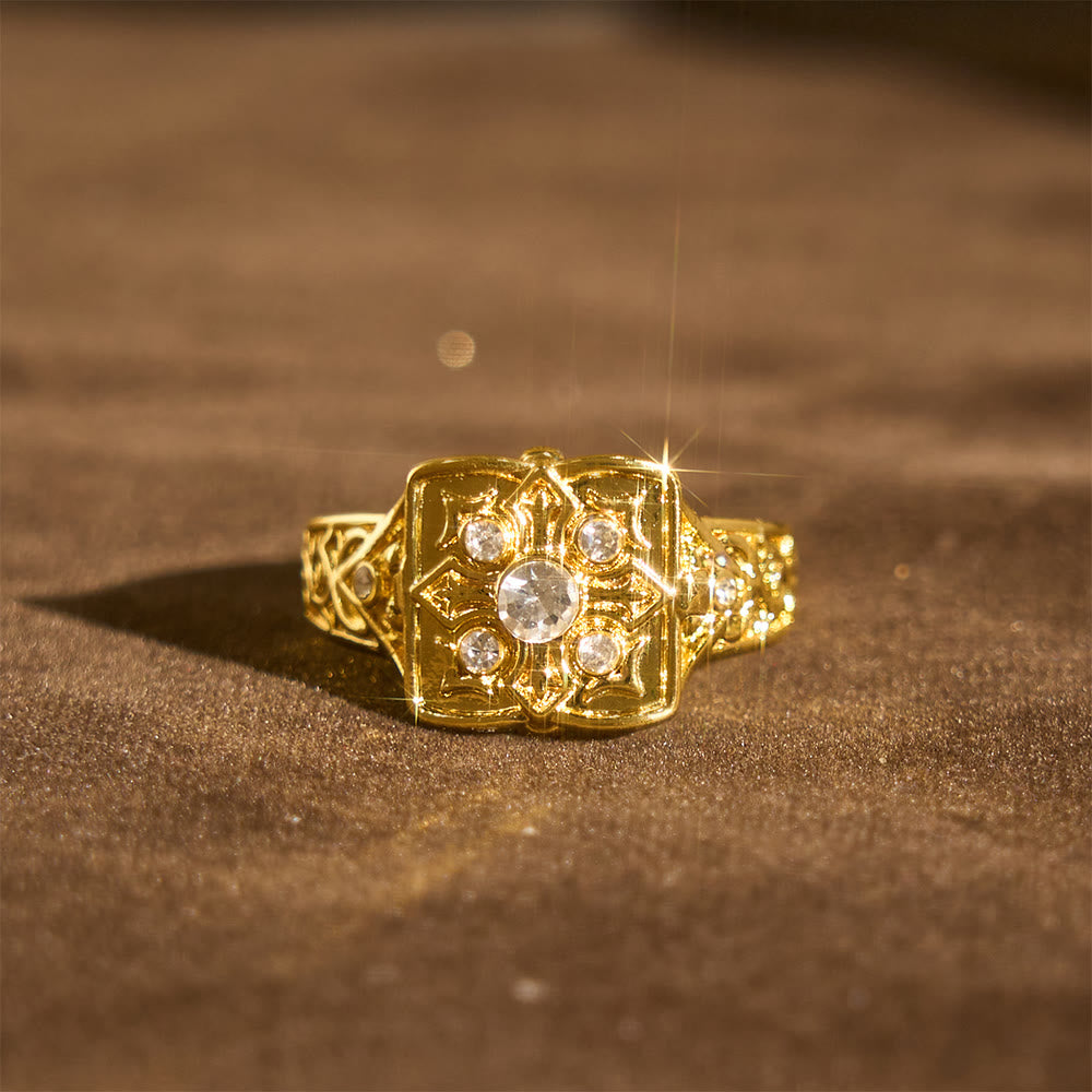 Locket Cross Ring: Devotion & Sacred Keepsake