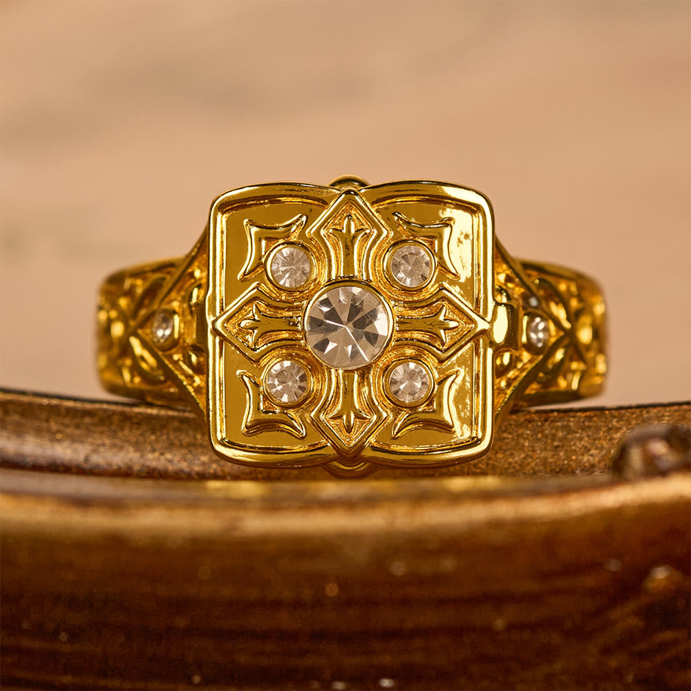 Locket Cross Ring: Devotion & Sacred Keepsake