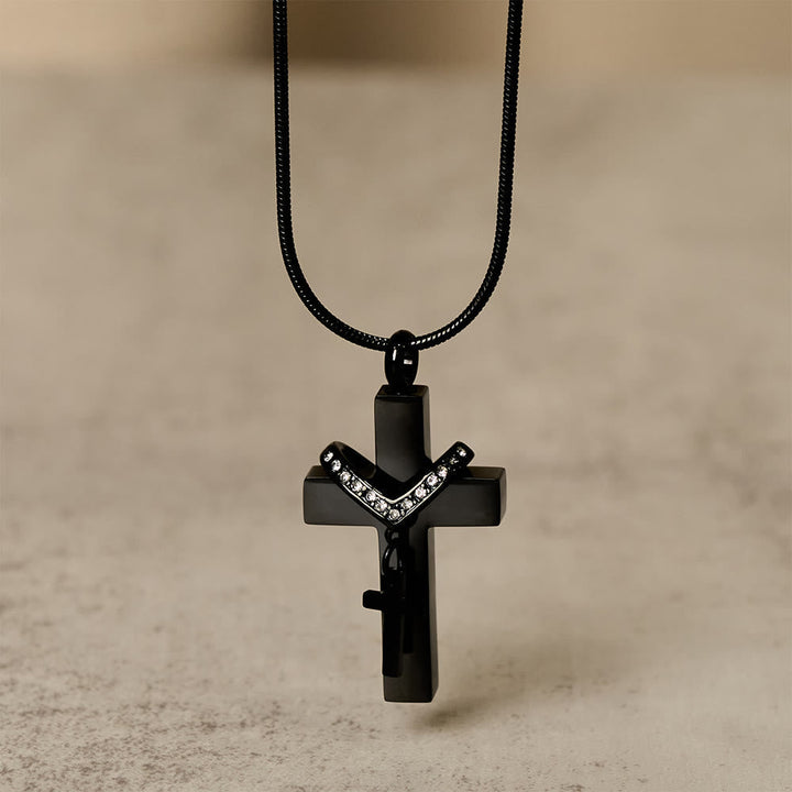 Detachable Inner Cross Necklace: Ground Your Faith in Love That Transcends