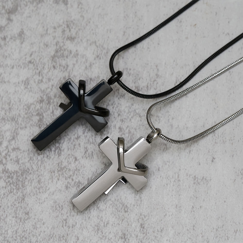 Detachable Inner Cross Necklace: Ground Your Faith in Love That Transcends