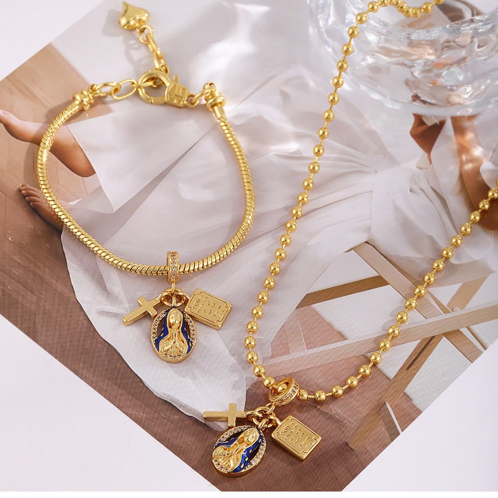 Our Lady of Grace Charm Jewelry Set: A Symbol of Timeless Devotion