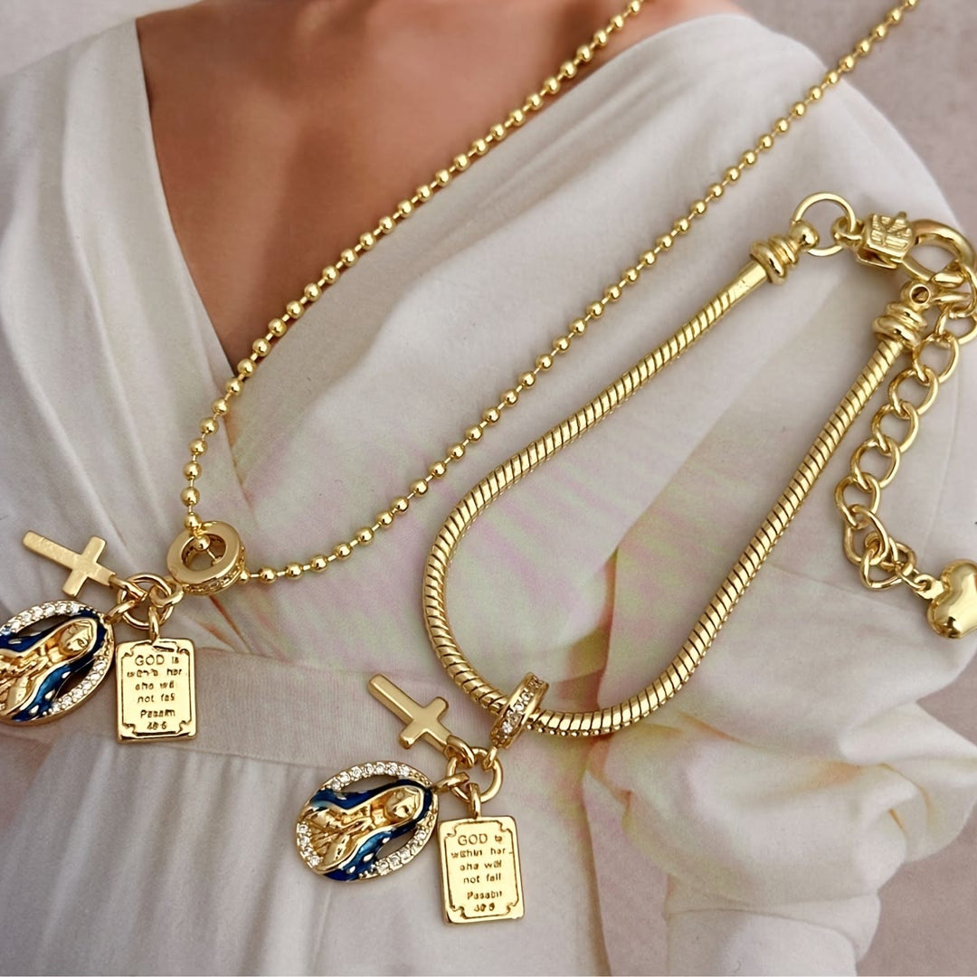Our Lady of Grace Charm Jewelry Set: A Symbol of Timeless Devotion