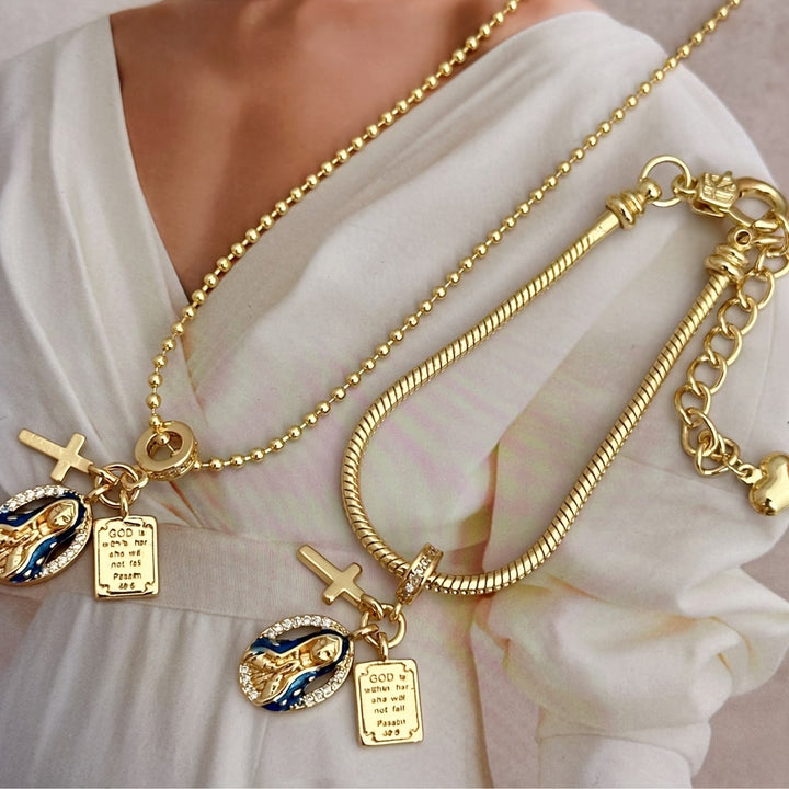Our Lady of Grace Charm Jewelry Set: A Symbol of Timeless Devotion