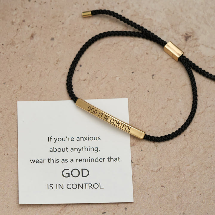 God Is in Control Faith Bracelet: A Symbol of Trust & Wedding Blessing