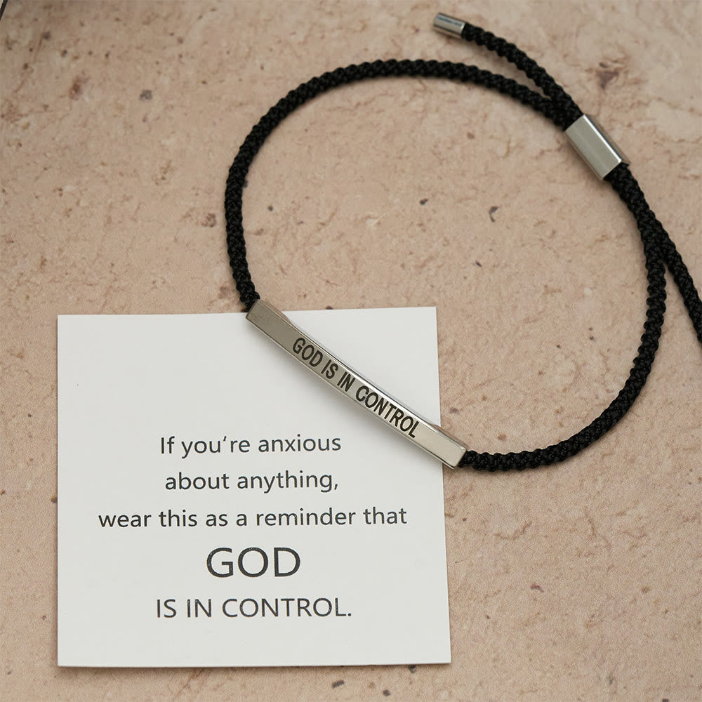 God Is in Control Faith Bracelet: A Symbol of Trust & Wedding Blessing