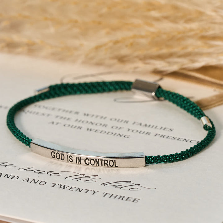 God Is in Control Faith Bracelet: A Symbol of Trust & Wedding Blessing