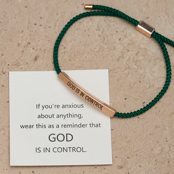 God Is in Control Faith Bracelet: A Symbol of Trust & Wedding Blessing