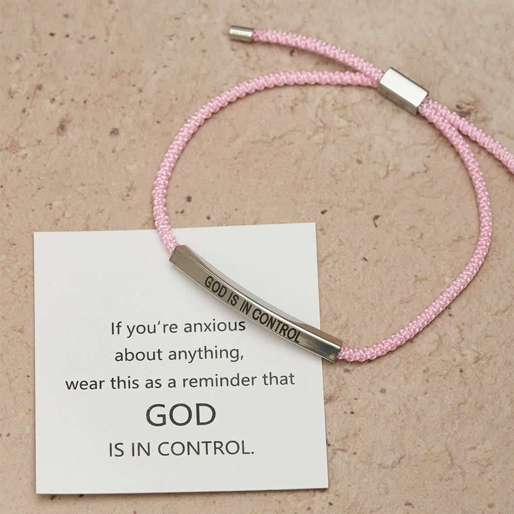 God Is in Control Faith Bracelet: A Symbol of Trust & Wedding Blessing