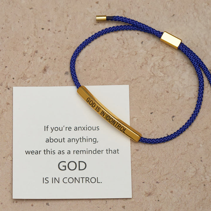 God Is in Control Faith Bracelet: A Symbol of Trust & Wedding Blessing