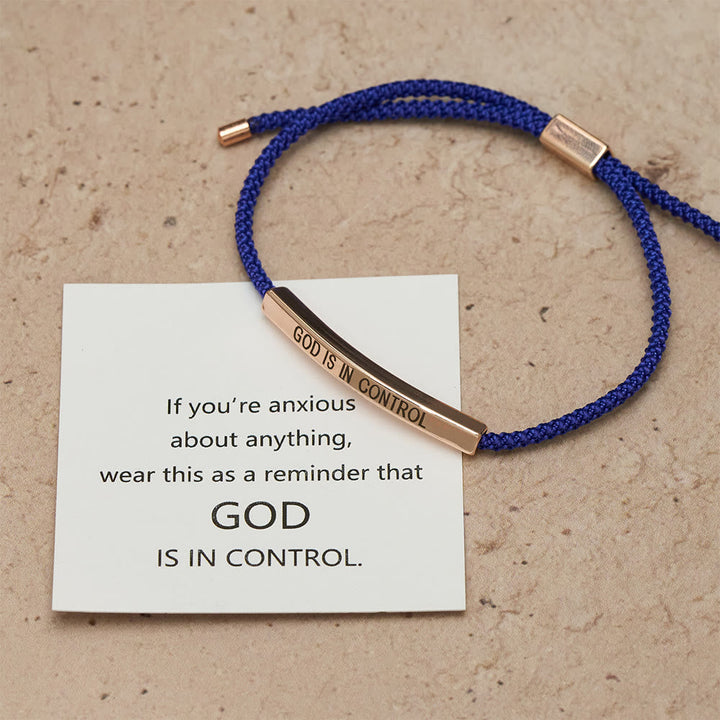 God Is in Control Faith Bracelet: A Symbol of Trust & Wedding Blessing