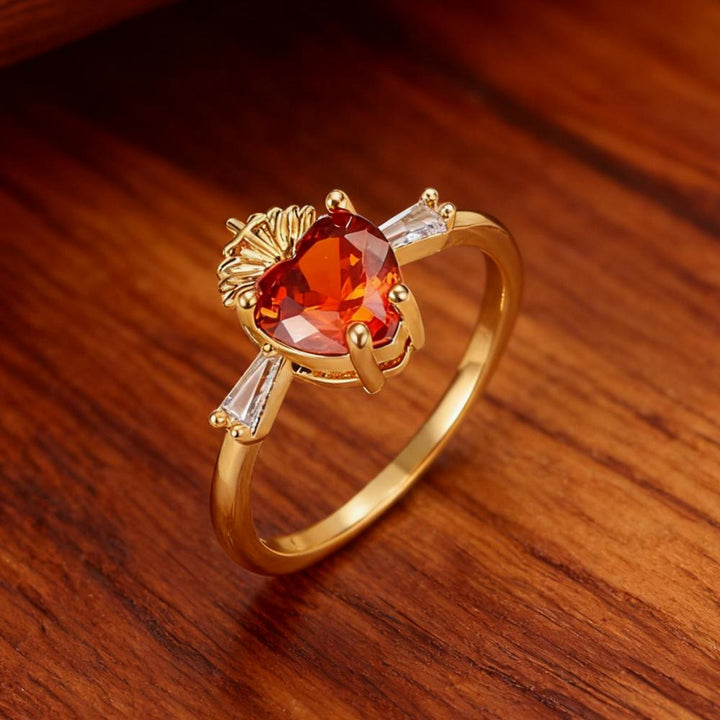 Sacred Heart Crystal Ring: A Symbol of Christ’s Unconditional Love