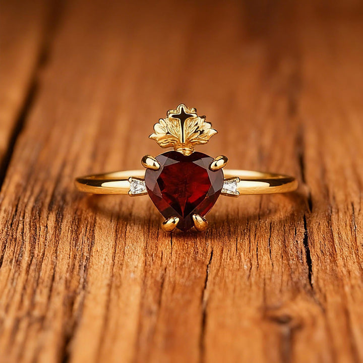 Sacred Heart Crystal Ring: A Symbol of Christ’s Unconditional Love