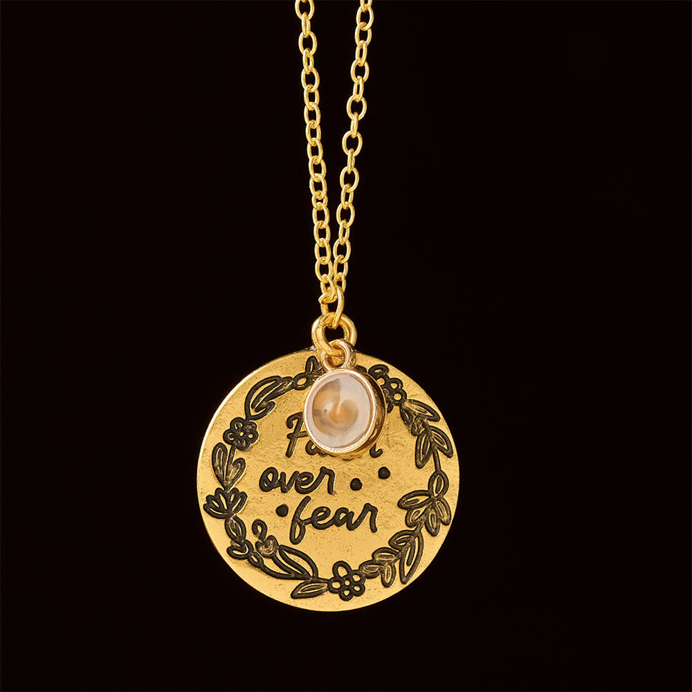Faith Over Fear Mustard Seed Necklace: A Symbol of Courage & Small Faith