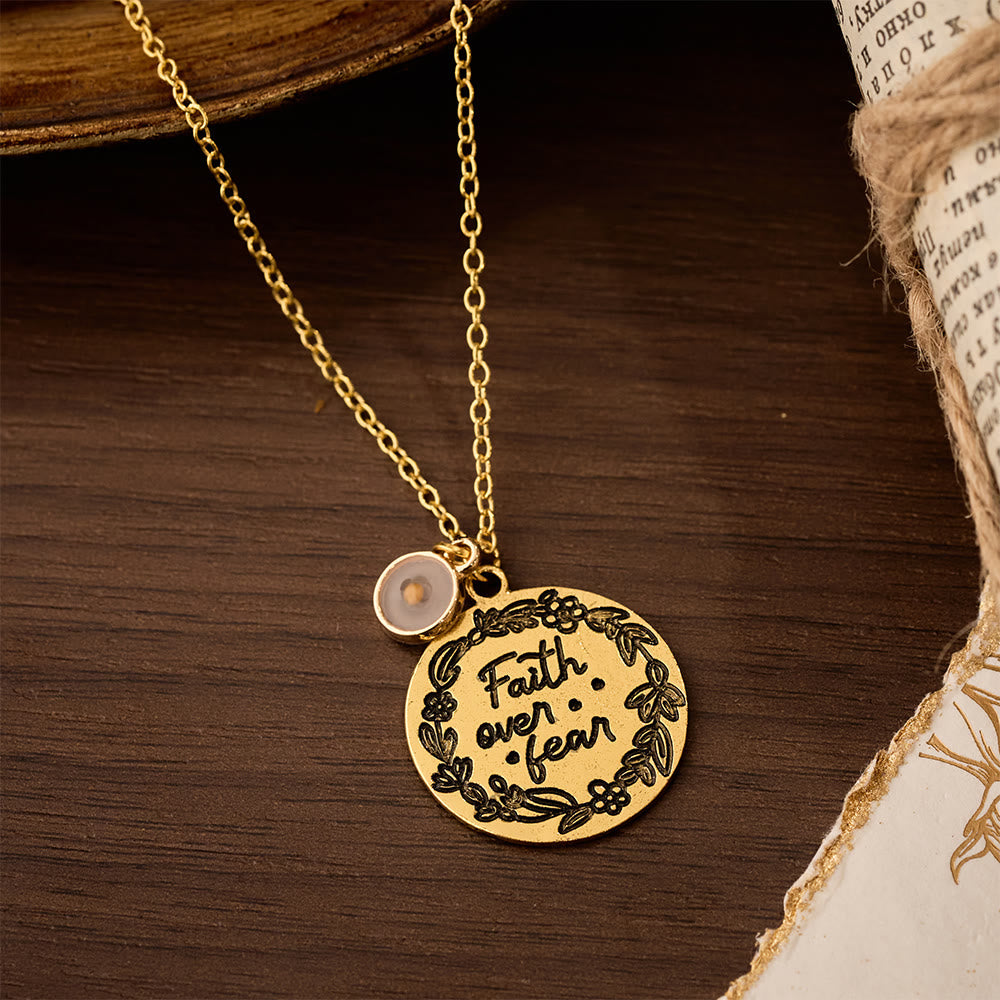 Faith Over Fear Mustard Seed Necklace: A Symbol of Courage & Small Faith