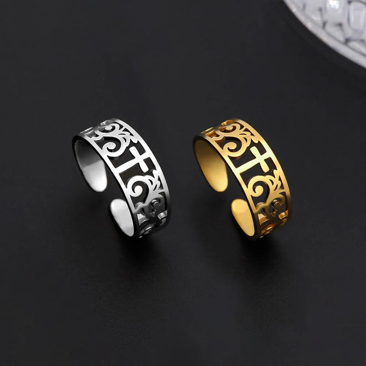 Filigree Cross Cutout Ring: A Symbol of Christ’s Enduring Grace