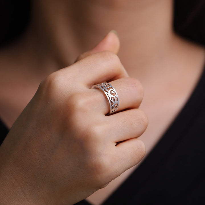 Filigree Cross Cutout Ring: A Symbol of Christ’s Enduring Grace