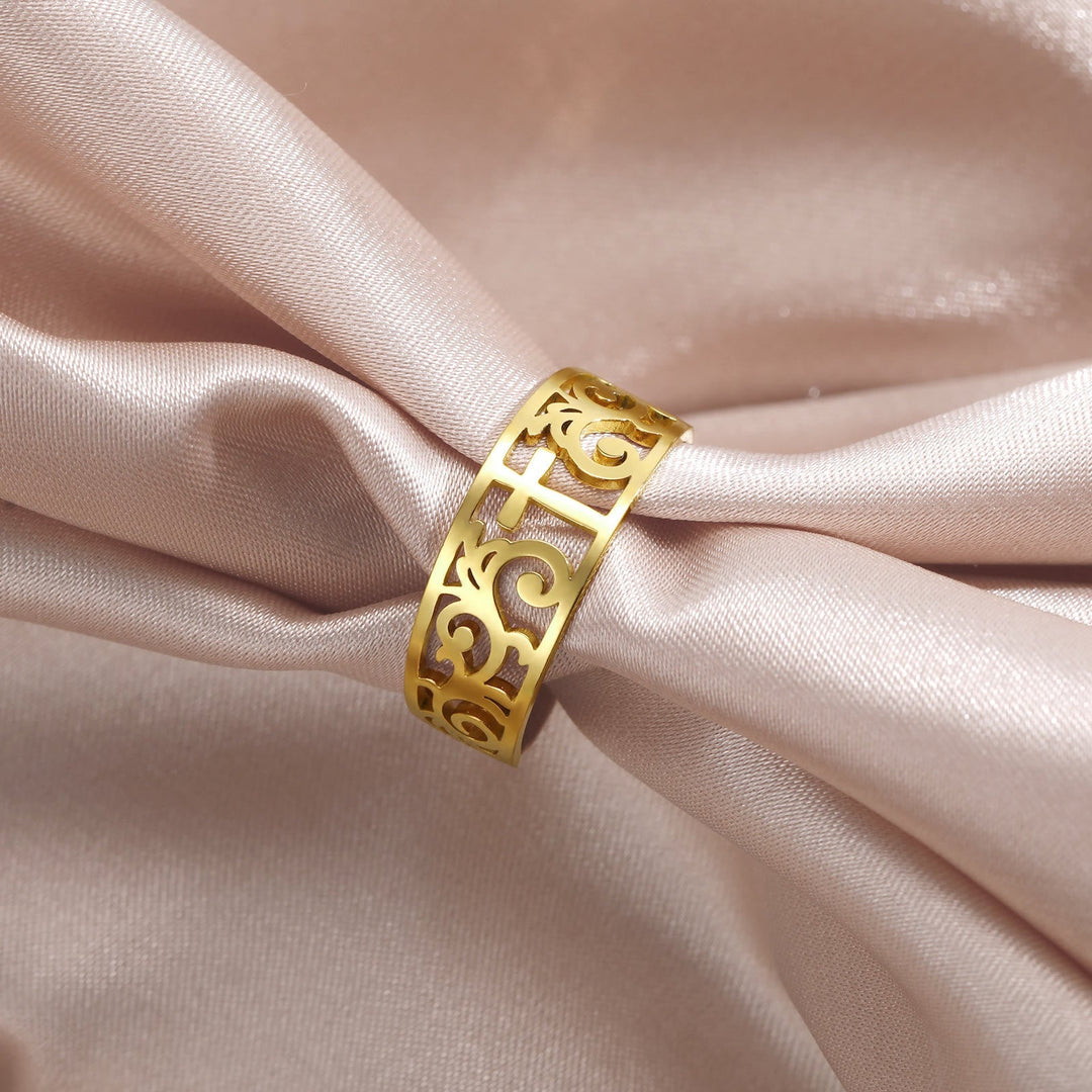 Filigree Cross Cutout Ring: A Symbol of Christ’s Enduring Grace