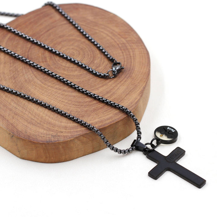 Jesus Engraved Mustard Seed Cross Necklace: A Symbol of Christ’s Love & Faith’s Power