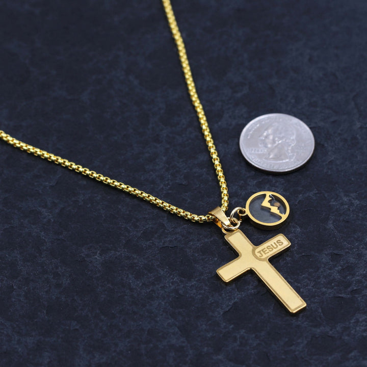 Jesus Engraved Mustard Seed Cross Necklace: A Symbol of Christ’s Love & Faith’s Power