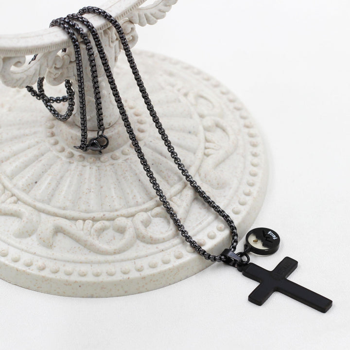 Jesus Engraved Mustard Seed Cross Necklace: A Symbol of Christ’s Love & Faith’s Power