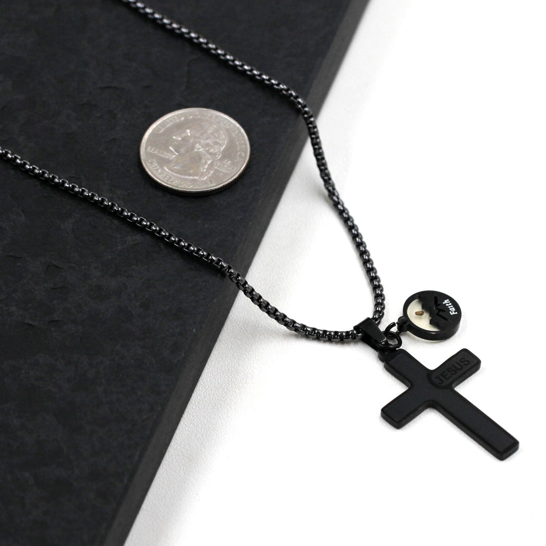 Jesus Engraved Mustard Seed Cross Necklace: A Symbol of Christ’s Love & Faith’s Power