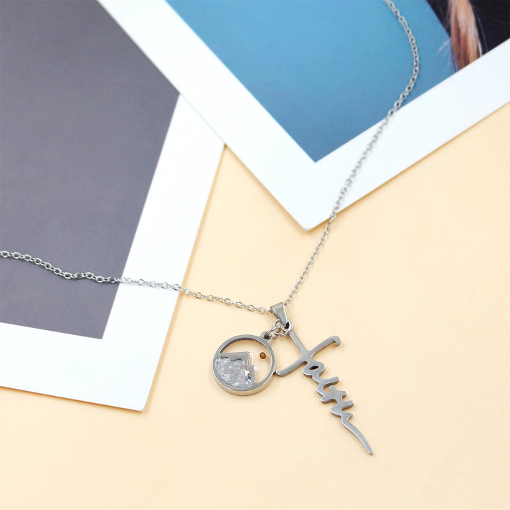 Faith Script Cross Mustard Seed Necklace: A Symbol of Mountain-Moving Belief