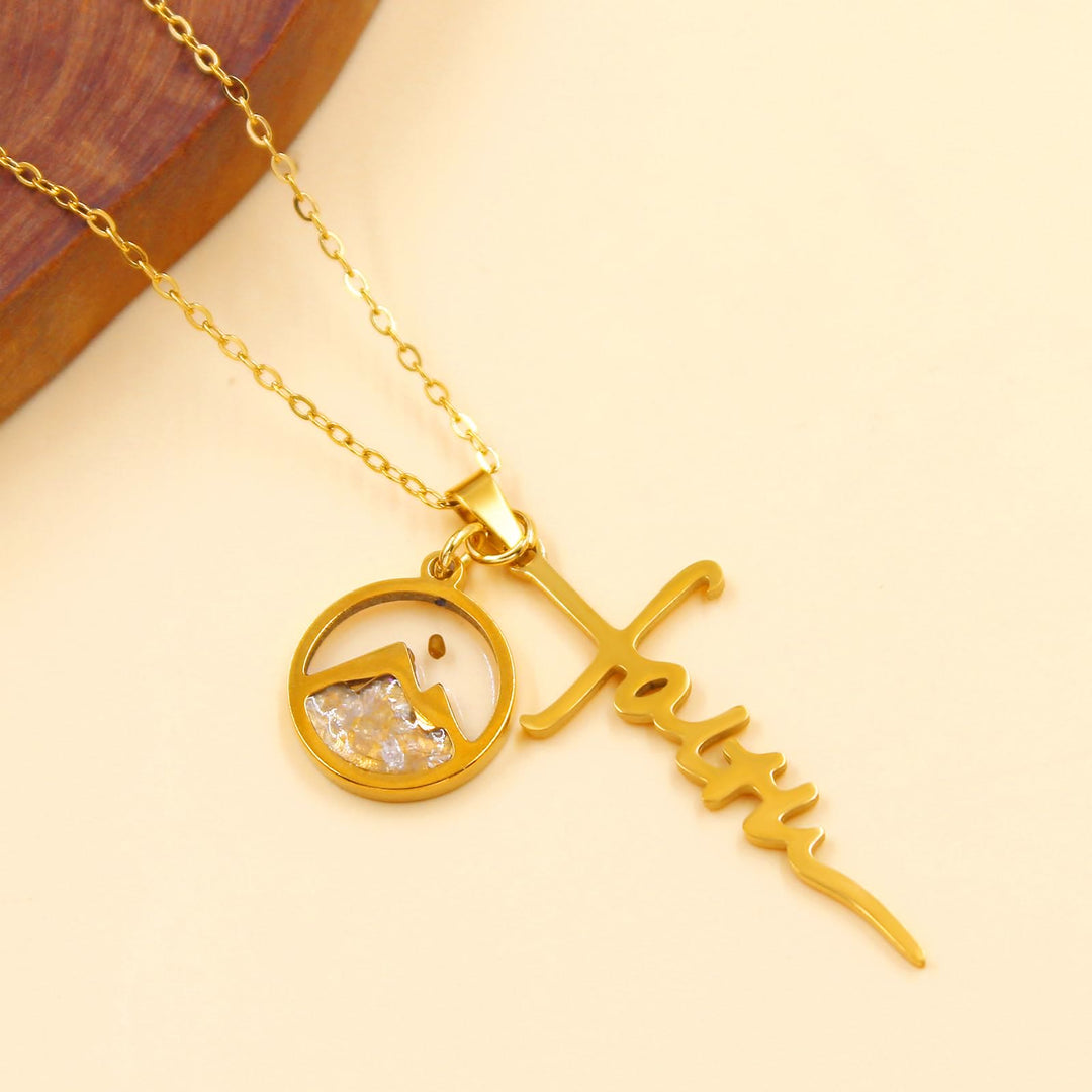 Faith Script Cross Mustard Seed Necklace: A Symbol of Mountain-Moving Belief
