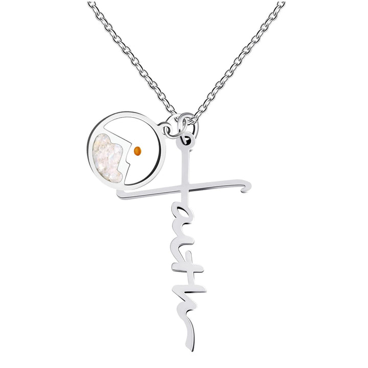 Faith Script Cross Mustard Seed Necklace: A Symbol of Mountain-Moving Belief