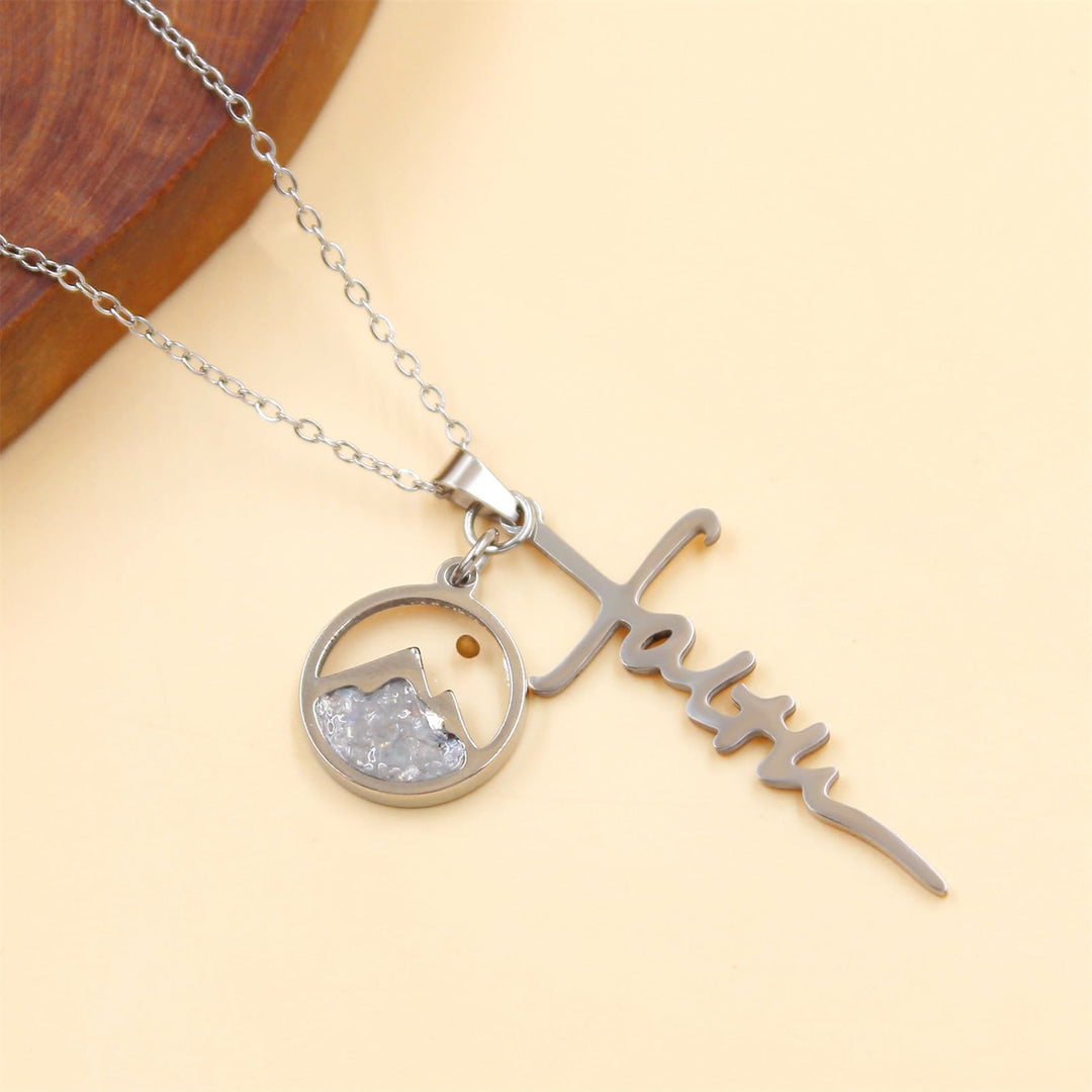 Faith Script Cross Mustard Seed Necklace: A Symbol of Mountain-Moving Belief