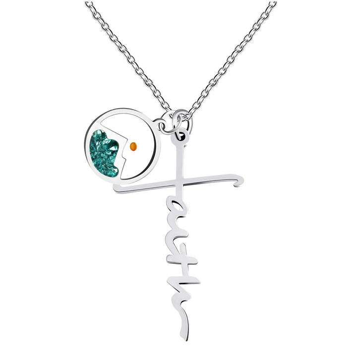 Faith Script Cross Mustard Seed Necklace: A Symbol of Mountain-Moving Belief