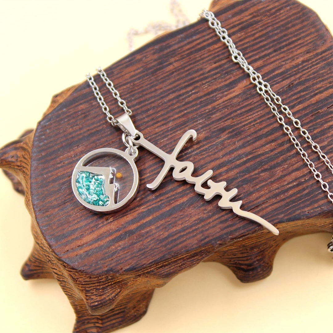Faith Script Cross Mustard Seed Necklace: A Symbol of Mountain-Moving Belief