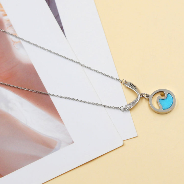 Faith Engraved Wave Mustard Seed Necklace: A Symbol of Calm Amid Life’s Storms