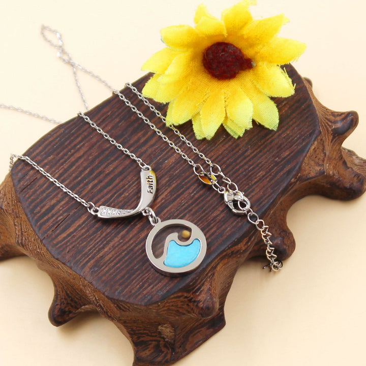 Faith Engraved Wave Mustard Seed Necklace: A Symbol of Calm Amid Life’s Storms