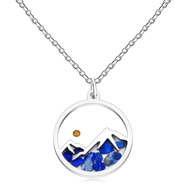 Multi-Gemstone Mustard Seed Mountain Necklace: A Symbol of Faith That Moves Mountains