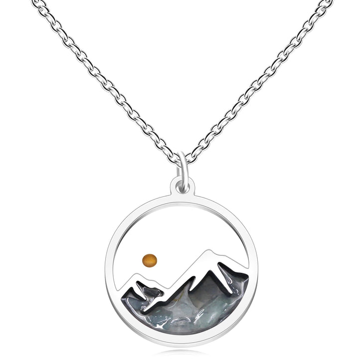 Multi-Gemstone Mustard Seed Mountain Necklace: A Symbol of Faith That Moves Mountains