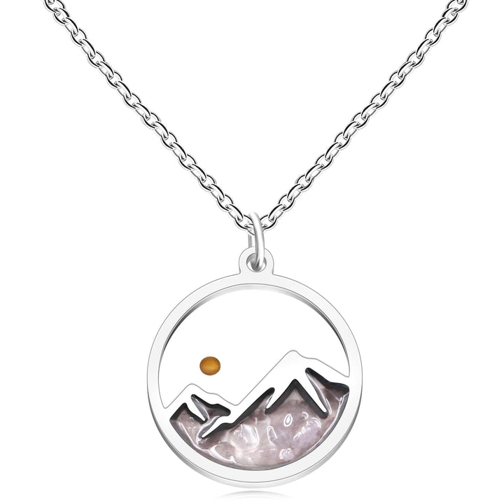Multi-Gemstone Mustard Seed Mountain Necklace: A Symbol of Faith That Moves Mountains
