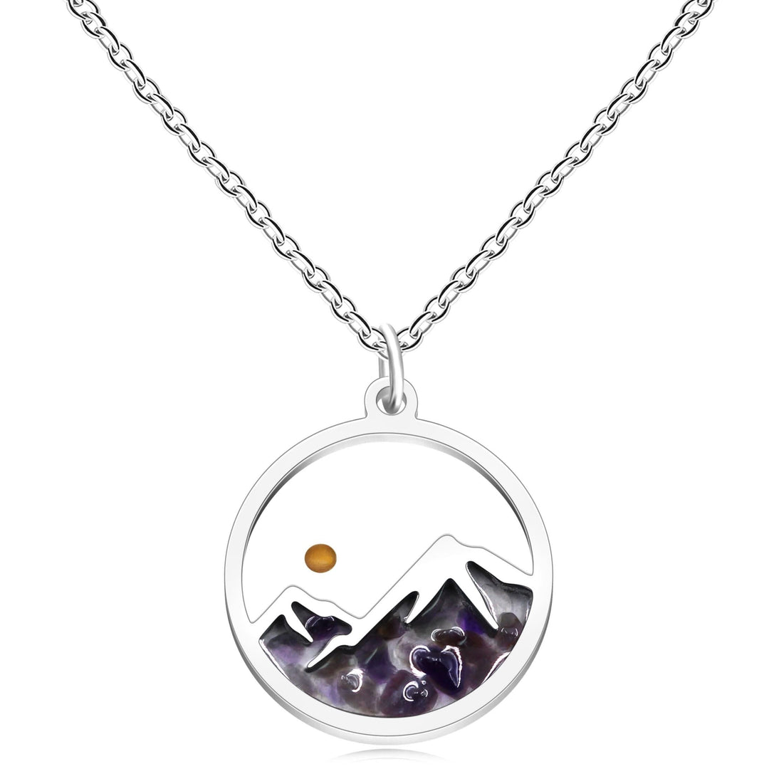 Multi-Gemstone Mustard Seed Mountain Necklace: A Symbol of Faith That Moves Mountains