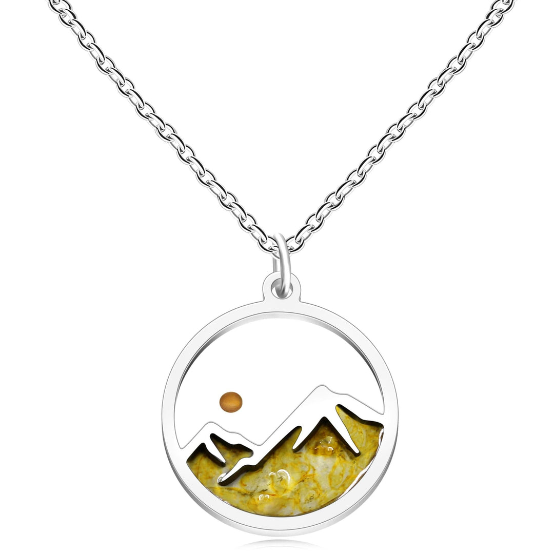 Multi-Gemstone Mustard Seed Mountain Necklace: A Symbol of Faith That Moves Mountains