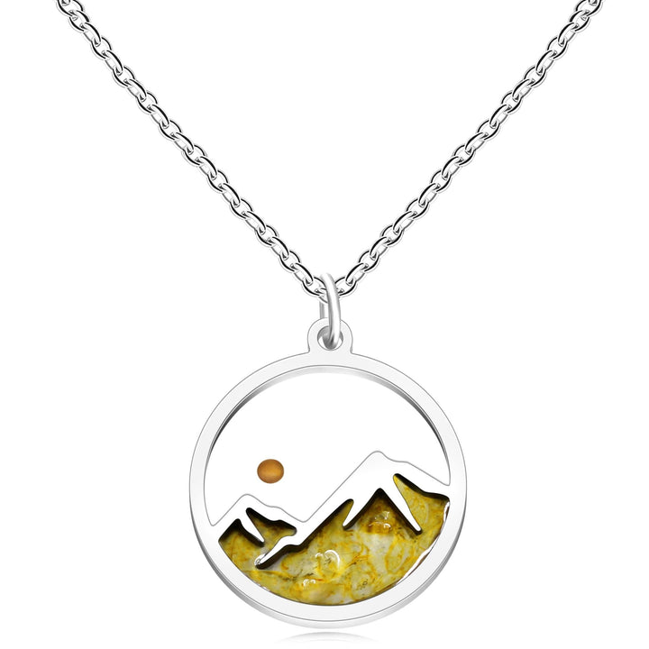 Multi-Gemstone Mustard Seed Mountain Necklace: A Symbol of Faith That Moves Mountains