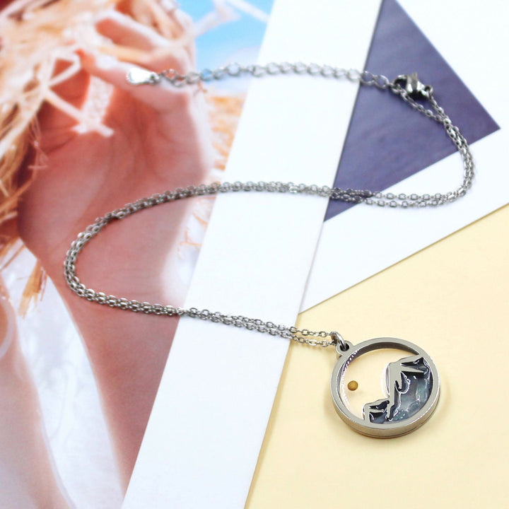 Multi-Gemstone Mustard Seed Mountain Necklace: A Symbol of Faith That Moves Mountains