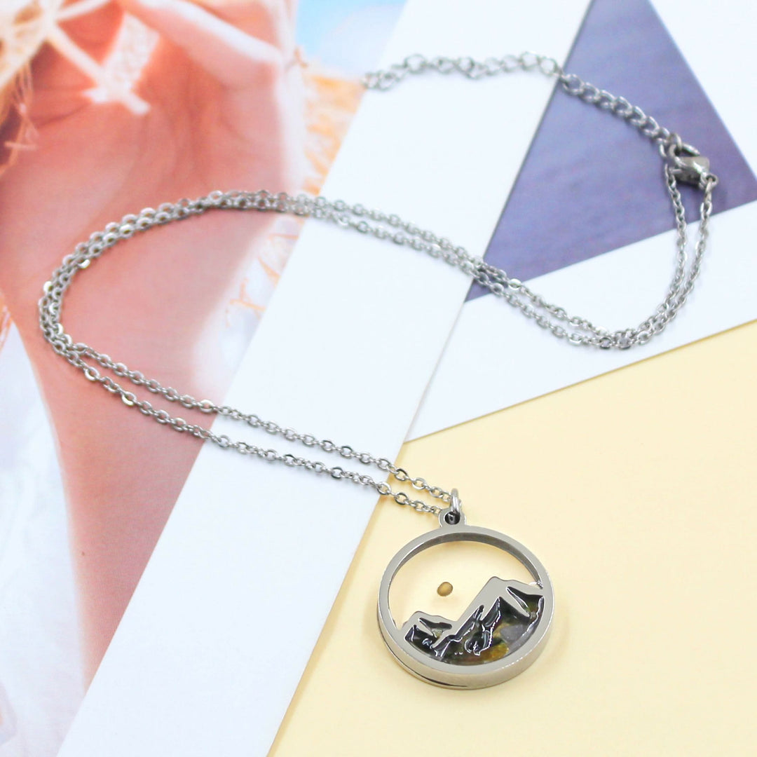 Multi-Gemstone Mustard Seed Mountain Necklace: A Symbol of Faith That Moves Mountains