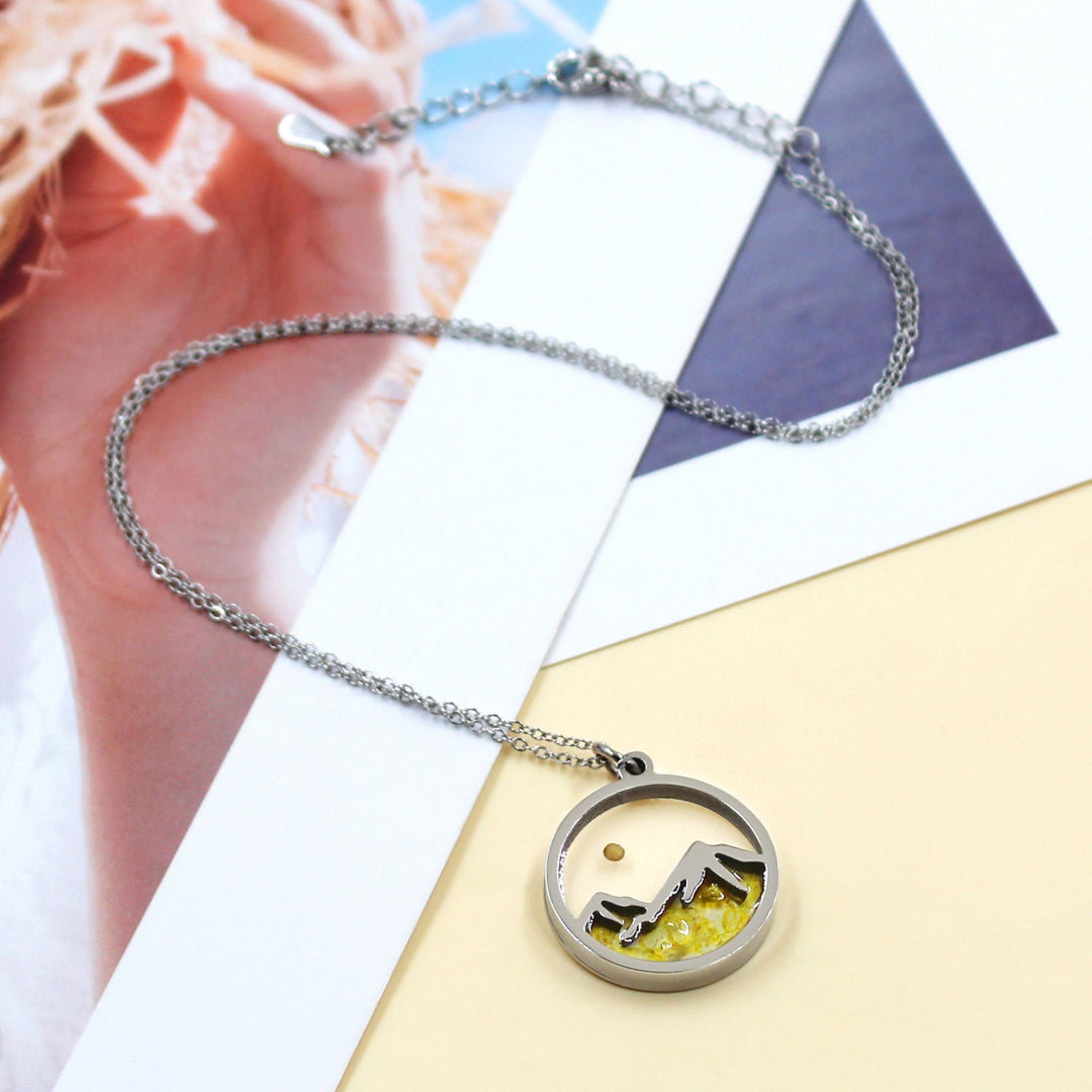 Multi-Gemstone Mustard Seed Mountain Necklace: A Symbol of Faith That Moves Mountains