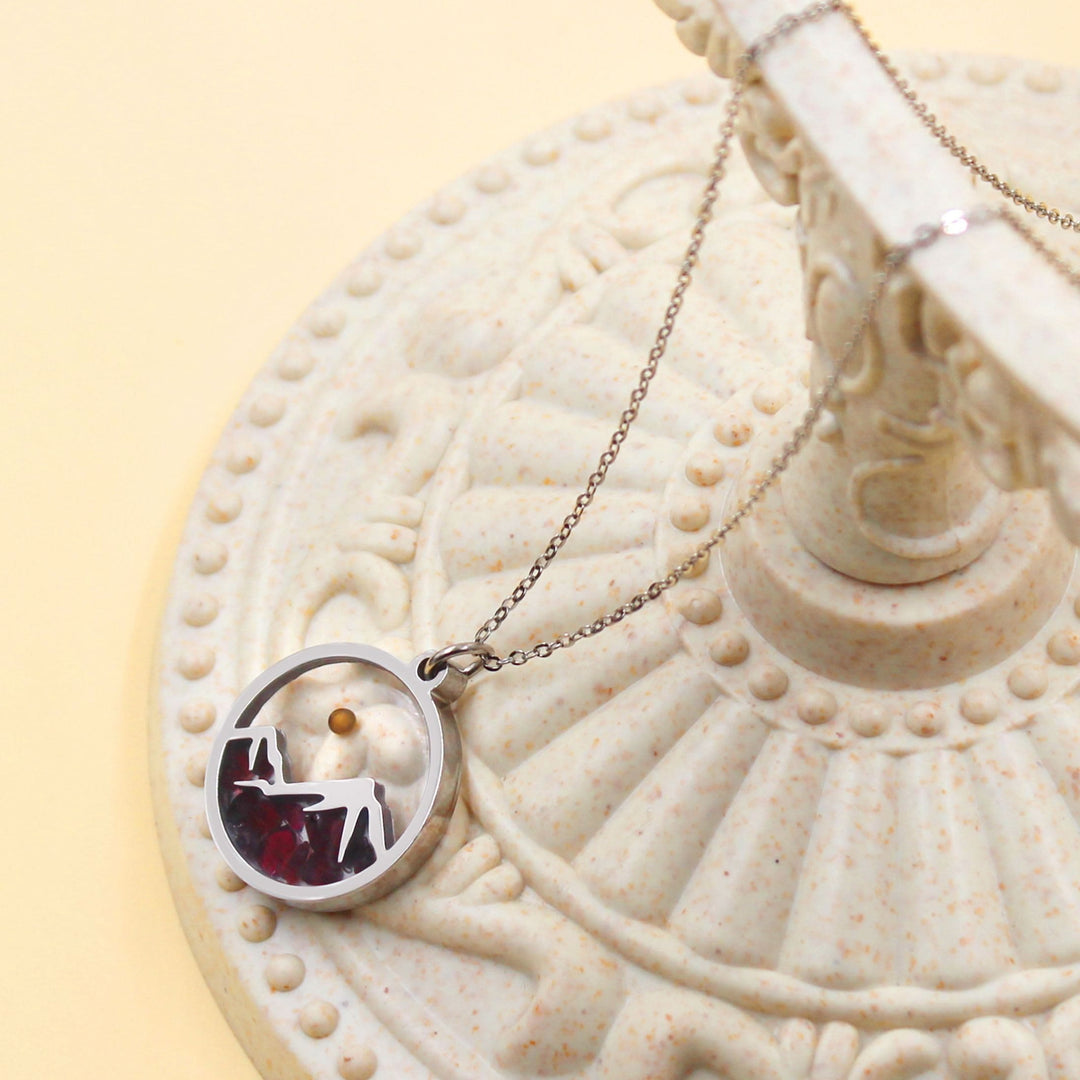 Multi-Gemstone Mustard Seed Mountain Necklace: A Symbol of Faith That Moves Mountains