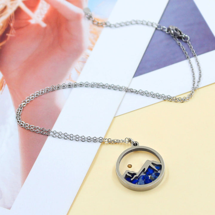 Multi-Gemstone Mustard Seed Mountain Necklace: A Symbol of Faith That Moves Mountains